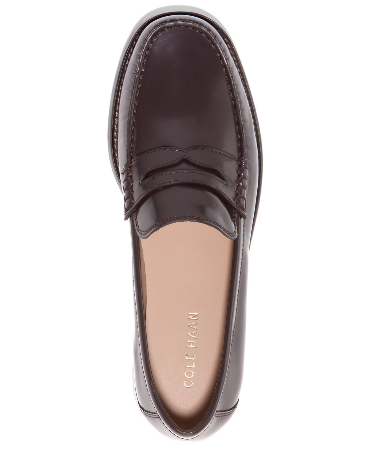 Cole Haan Lana Luxe Remastered Studded Penny Loafer In Brown