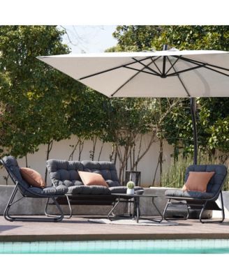 All-Steel Teslin Hanging Sofa Set - 4 Pieces