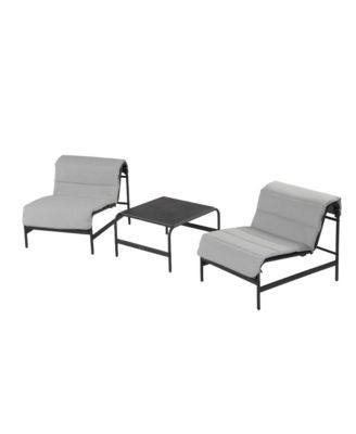 All-Iron Detachable Armless Sofa Set - 3 Pieces