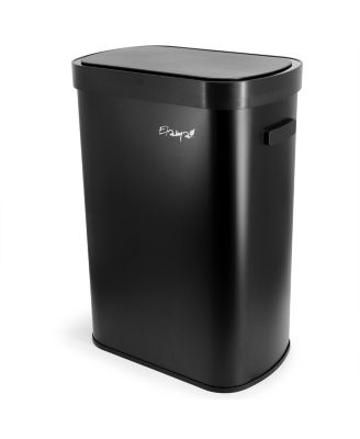 13 Gallon Automatic Sensor Hands Free Trash Can in Black