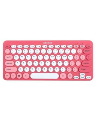 2.4G Wireless Keyboard and Mouse Combo, Quiet Typing, Ergonomic Design, USB Nano Receiver, Plug-and-Play, Pink PC Accessories