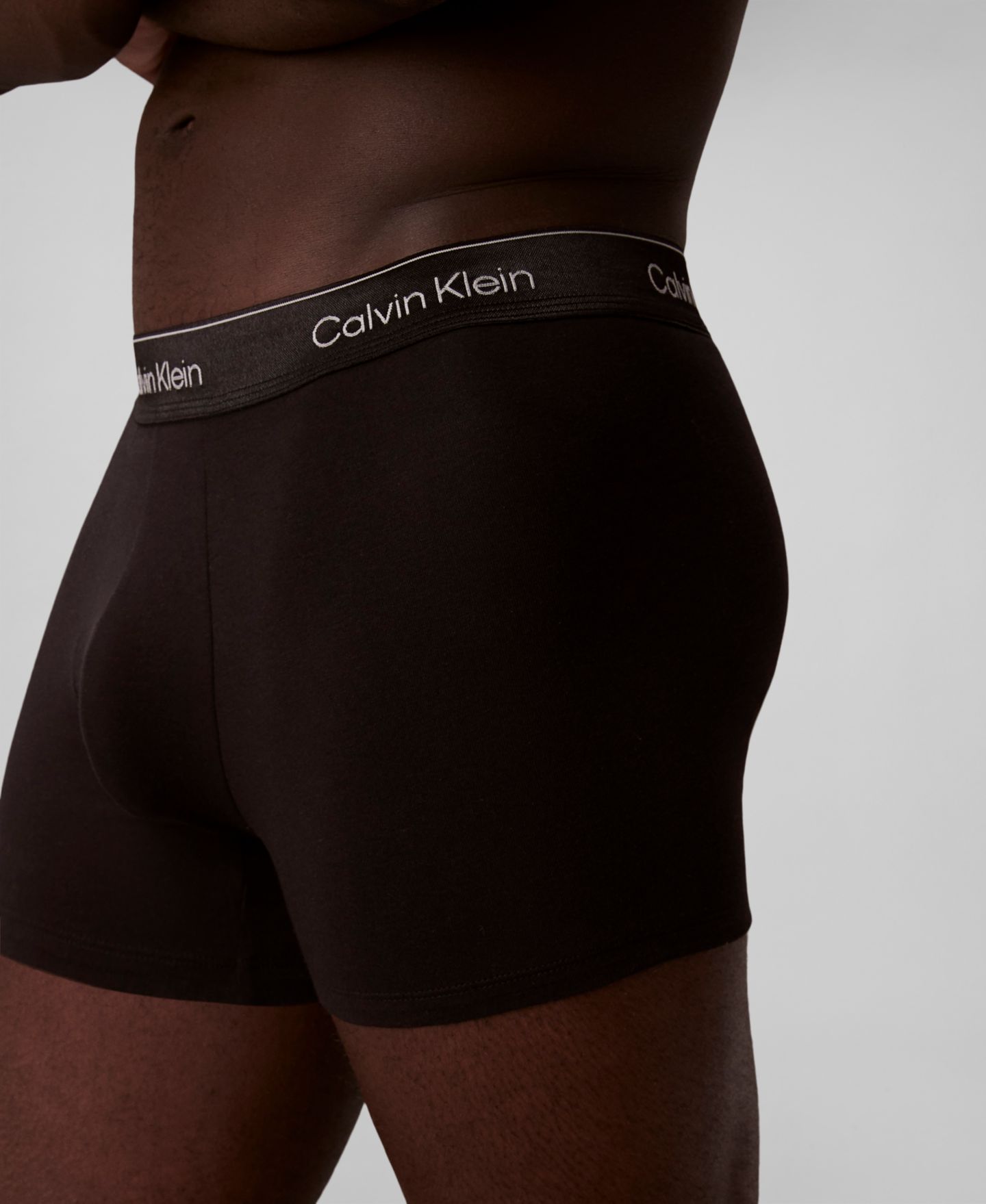 Бельё Edition для мужчин, хлопок, стрейч — Calvin Klein, цвет: Чёрный — фото 4