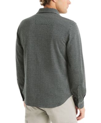 Men's Houndstooth Long Sleeve Shirt