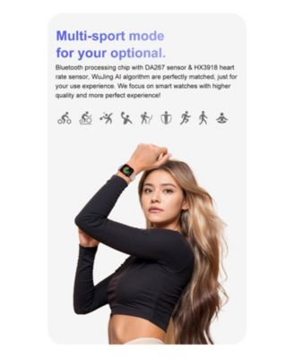 1.85" AMOLED Smart Watch With Bluetooth Calling, Health Monitoring,Sport Modes,4GB for Women Men