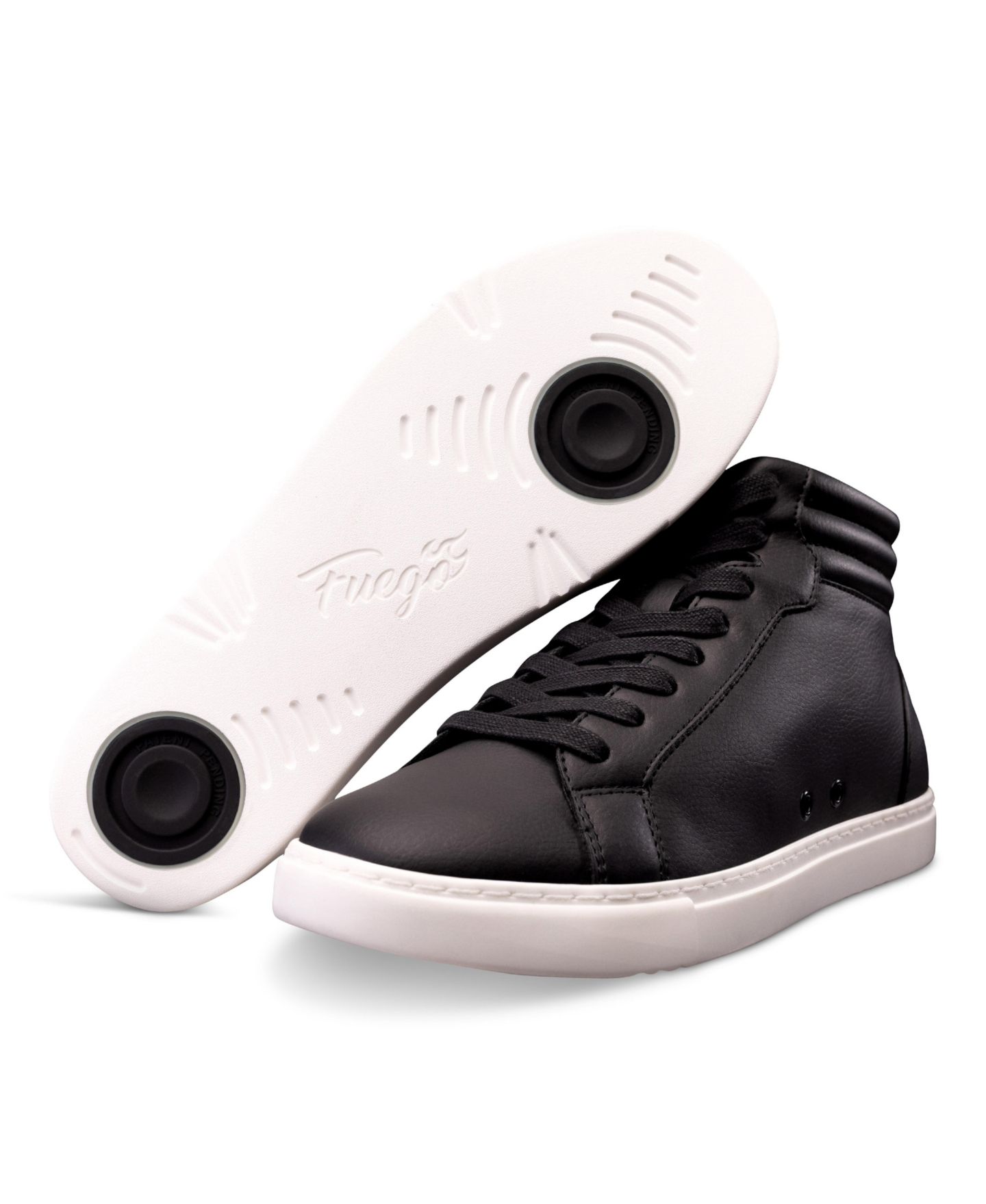 Женские кроссовки Fuego Black High-top, цвет: Чёрный — фото 1