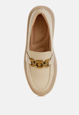 Womens Grosbeak Horsebit Chunky Loafers