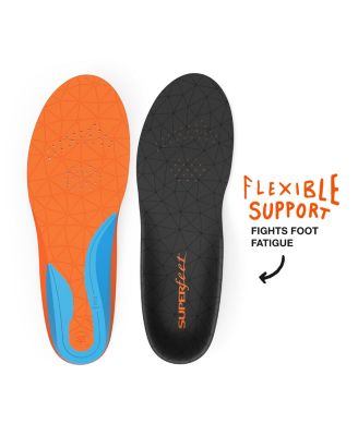 Men's FLEX Athletic Shoe Inserts for Cushion and Support Insole, Unisex, Flame