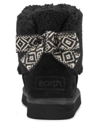 Women's Wing Round Toe Casual Cozy Ankle Booties