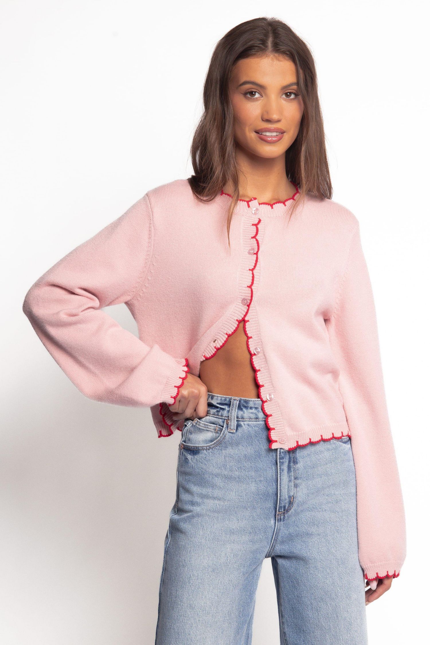 Women's Payton Scallop Cardigan