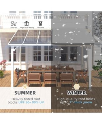 10'x10' Wall Mounted Gazebos Pergola