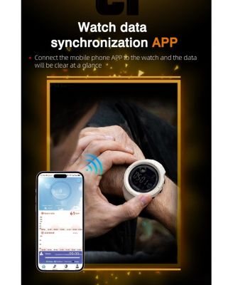 RUXING MARS 5 Multi Mode Tracking Smart watch with 5ATM Waterproof -Blue