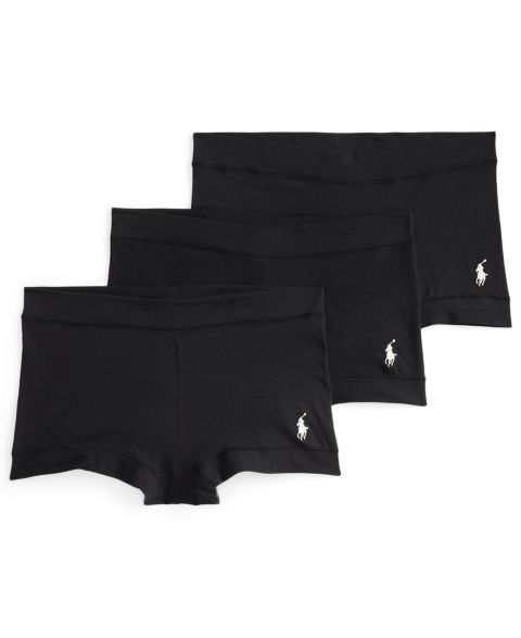 Комплект белья, крой шортики, 3 шт. — Polo Ralph Lauren, цвет: Чёрный