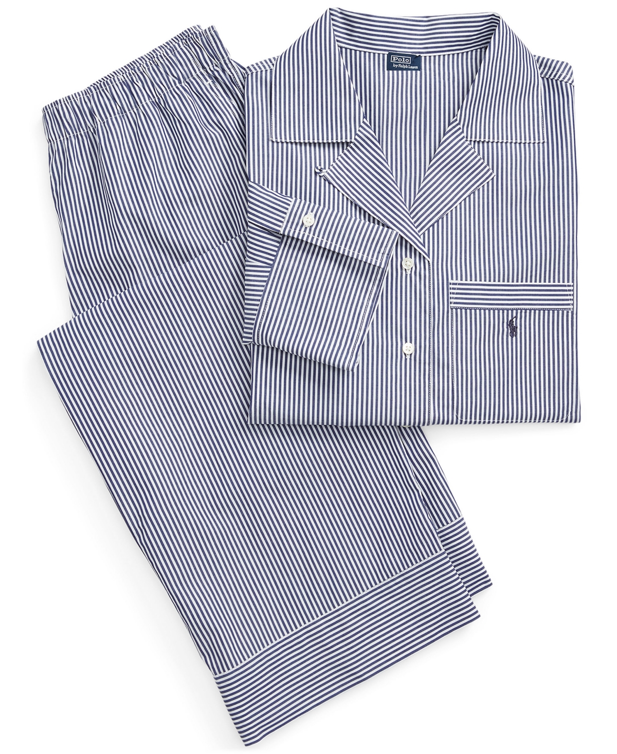 Polo Ralph Lauren Women's 2-Piece Long Sleeves Shirt and Pants Pajama Set