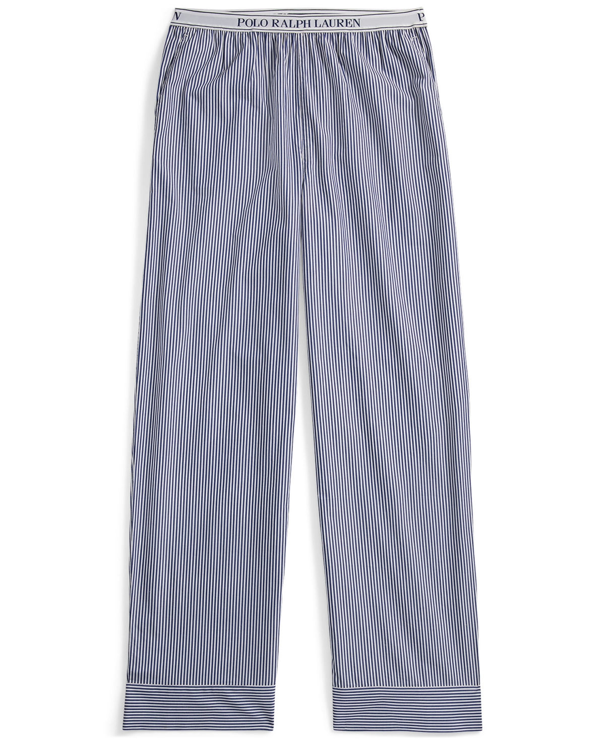 Polo Ralph Lauren Women's Logo Elastic Mid Rise Striped Sleep Pants