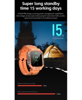 Stay Connected and Healthy with Advanced Waterproof Smart watch-Yellow