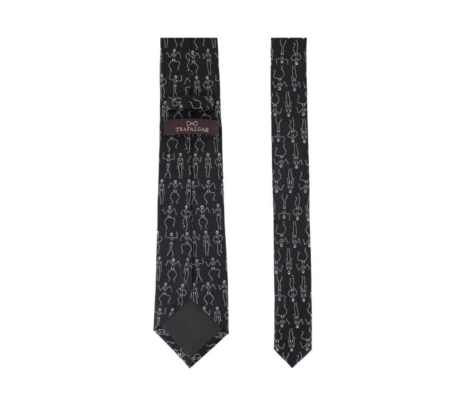 Men's Davy Bones the Dancing Skeleton Silk Novelty Necktie