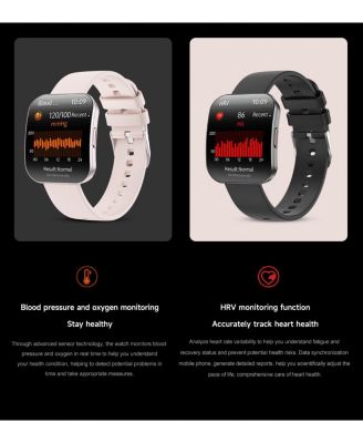 1.85" AMOLED Curved Screen Smart Watch Multifunctional With Bluetooth Voice Calling, Health, Sport Modes, IP68 for Women Men - Pink