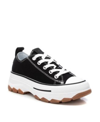 Women's Lace-Up Canvas Sneakers Refresh Collection By XTI