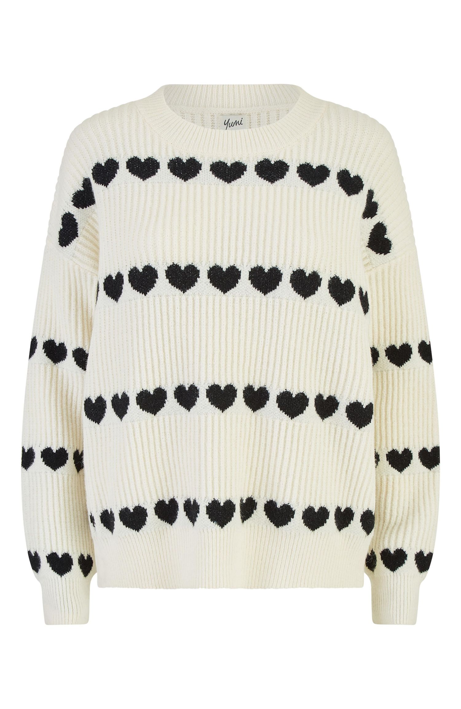 Women's Heart Stripes Jumper