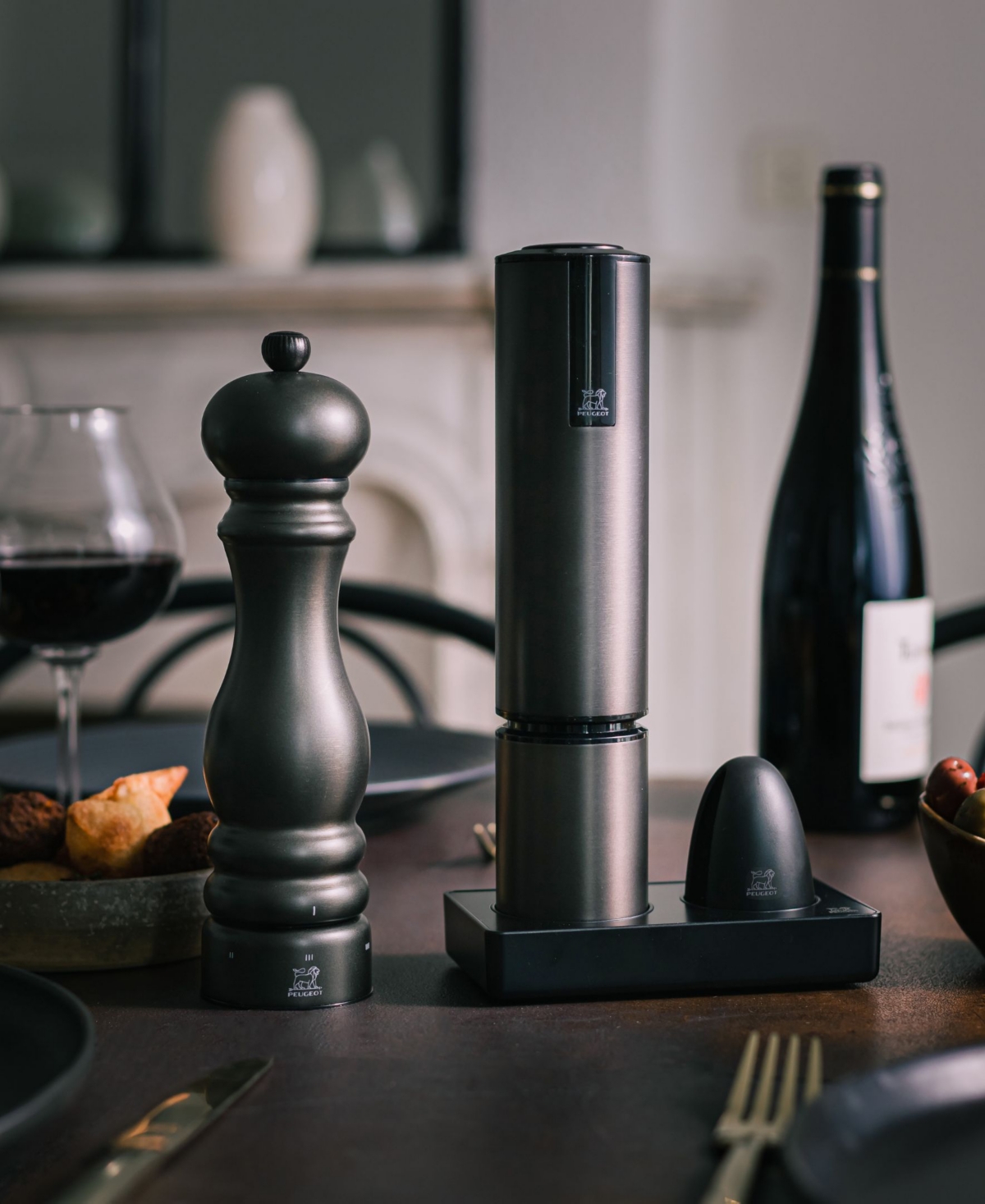 Peugeot Peugoet Paris Chef U'select 9" Pepper Mill In Black