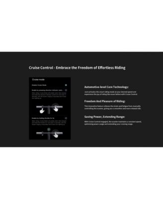 V40I Electric Scooter w/25 miles Max Operating Range & 20 mph Max Speed