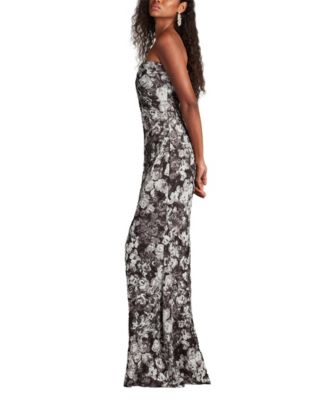 Women's Carnie Strapless Floral Print Gown