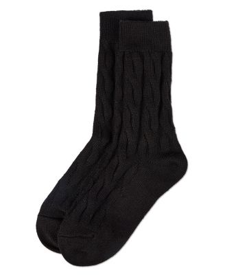 Women's Neutral Twisted Knit Essential Boot Socks