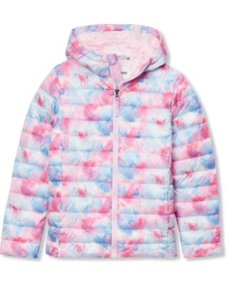 Girls FeatherFree Insulated Hooded Packable Jacket