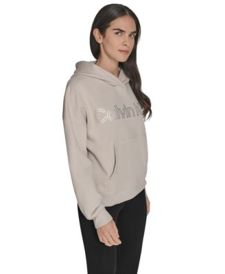 Women's Performance Metallic Outline Logo Fleece Hoodie