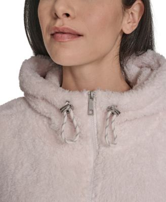Women's Performance Oversized Hooded Sherpa Jacket