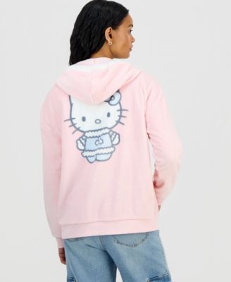 Juniors' Hello Kitty Zip-Front Hoodie