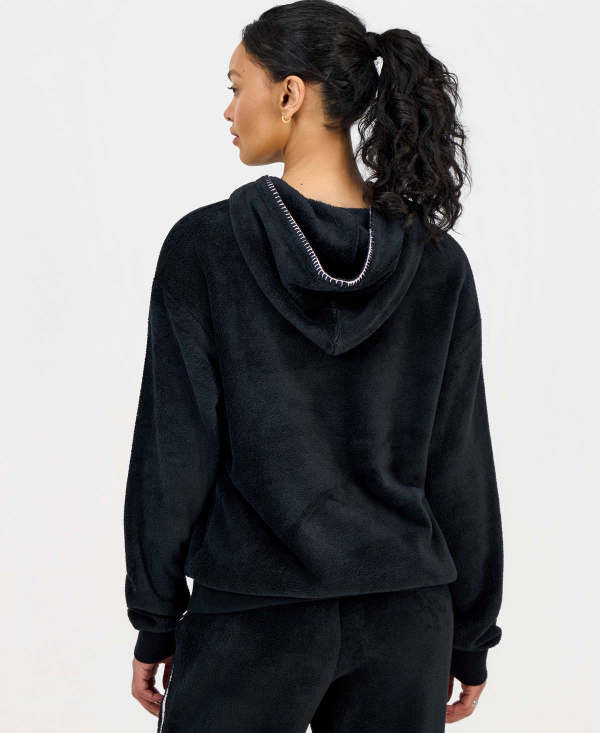 Love Tribe Juniors' Snoopy Ski Patrol Plush Hoodie