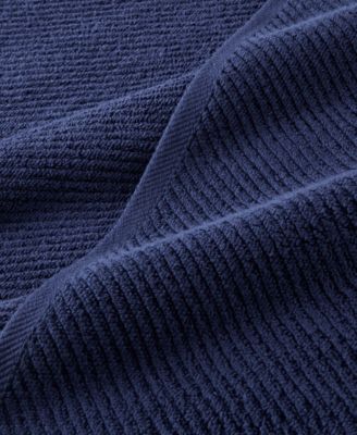 Diagonal Ribbed Cotton 6-Pc. Washcloths Set