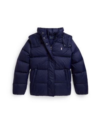 Girls' 7-16 Removable Hood Jacket