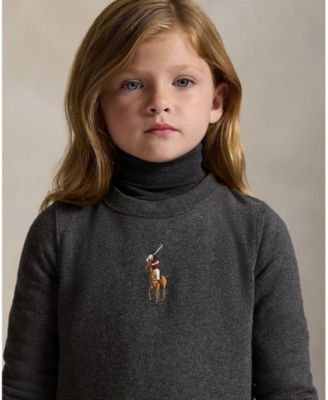 Girls' 2T-6X Big Pony Pull-on Sweatshirt Dress