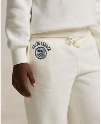 Girls' 2T-6X Logo Crest Wide-Leg Pants