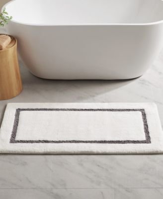 Roan Border Tufted Bath Rug, 24" x 48"