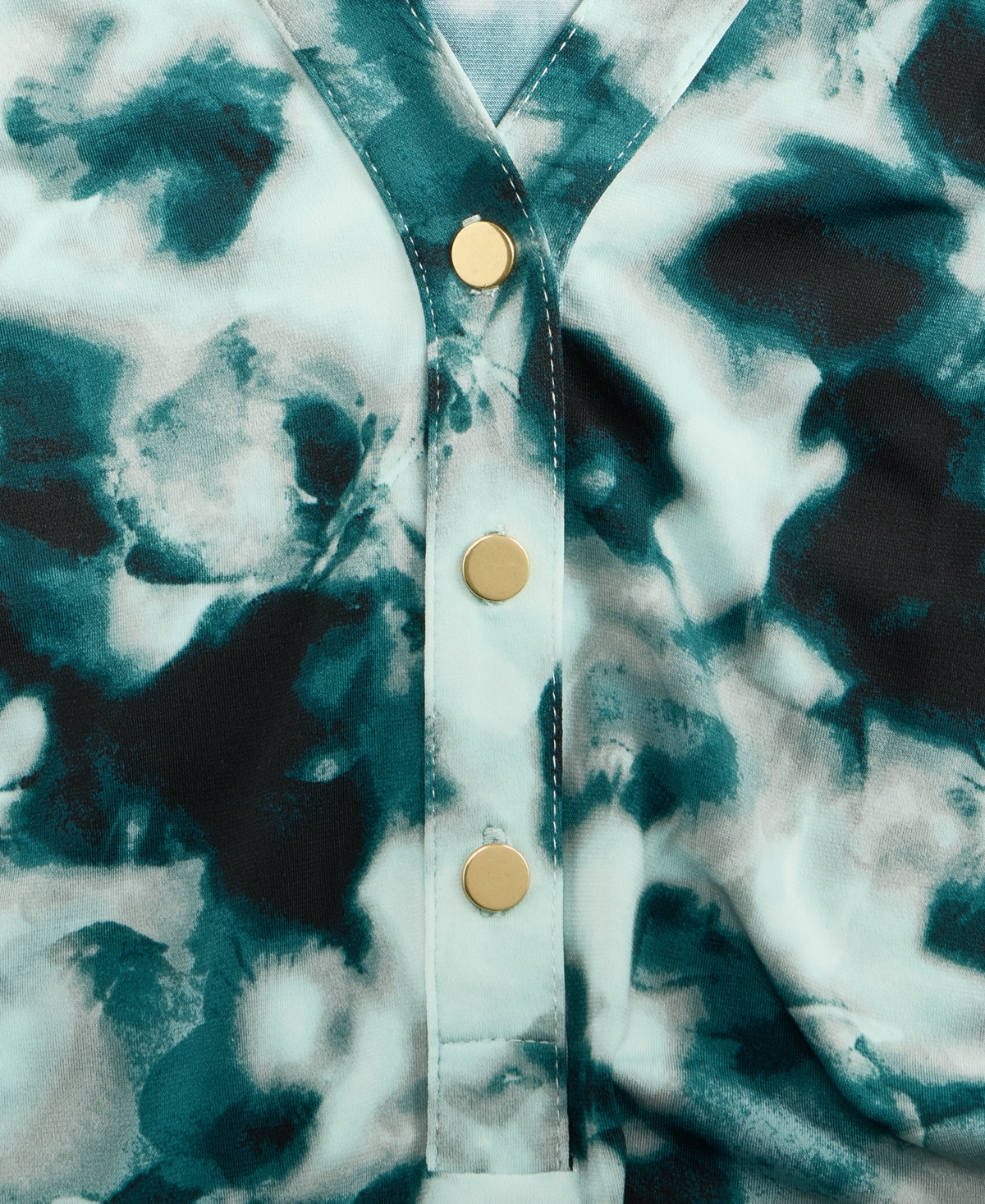 I.n.c. International Concepts Plus Printed Half-Placket Shirt, Macy's Exclusive