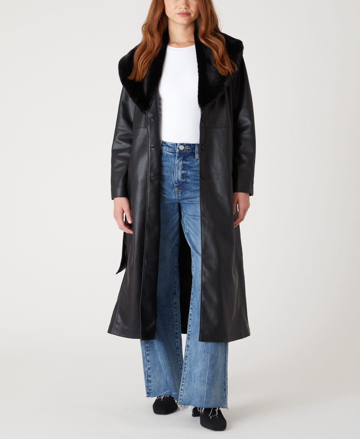 Blanknyc Women's Late Night Feels Long Sleeve Coat In Black