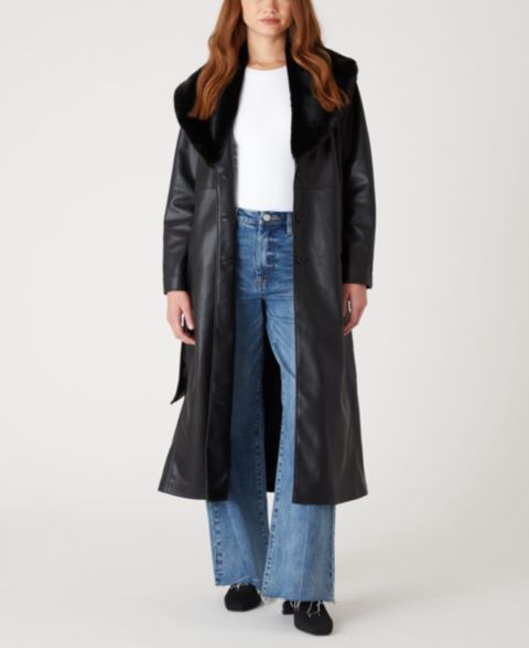 Женские куртки BLANK NYC Women's Late Night Feels Long Sleeve Coat