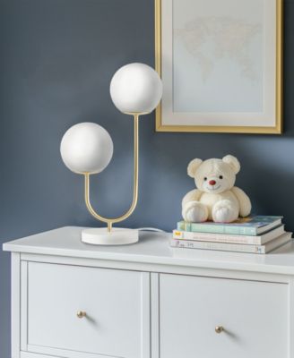 Zusa Metal 2-Light Globe Table Lamp