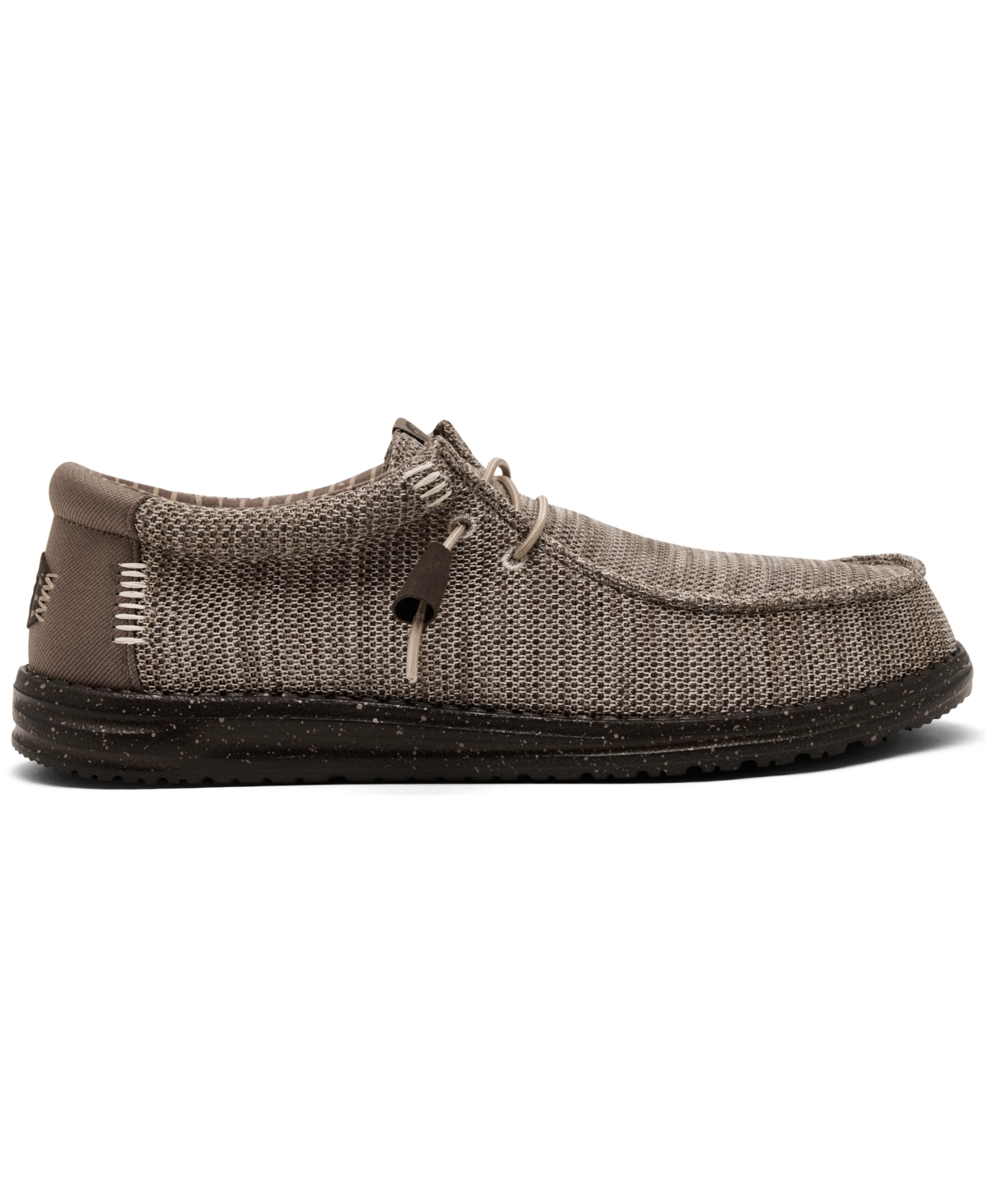 Hey Dude Men's Wally Stretch Sox Slip-on Casual Moccasin Sneakers From Finish Line In Gray