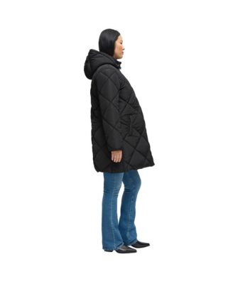 Maternity Ingrid + Isabel Longline Puffer Jacket with Removable Babywearing Cocoon Insert