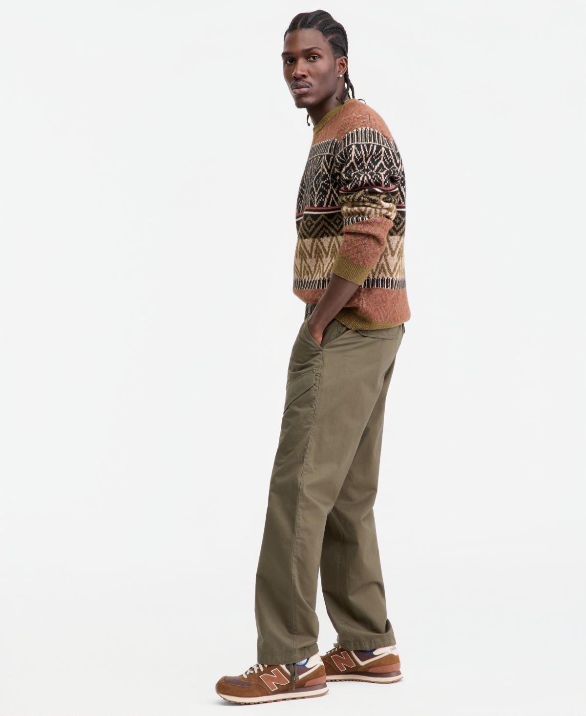Sun + Stone Men's Relaxed Brady Pant, Macy's Exclusive