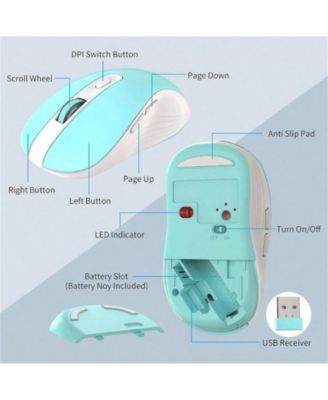  2.4G Wireless Tablet Holder, Keyboard & Mouse Combo
