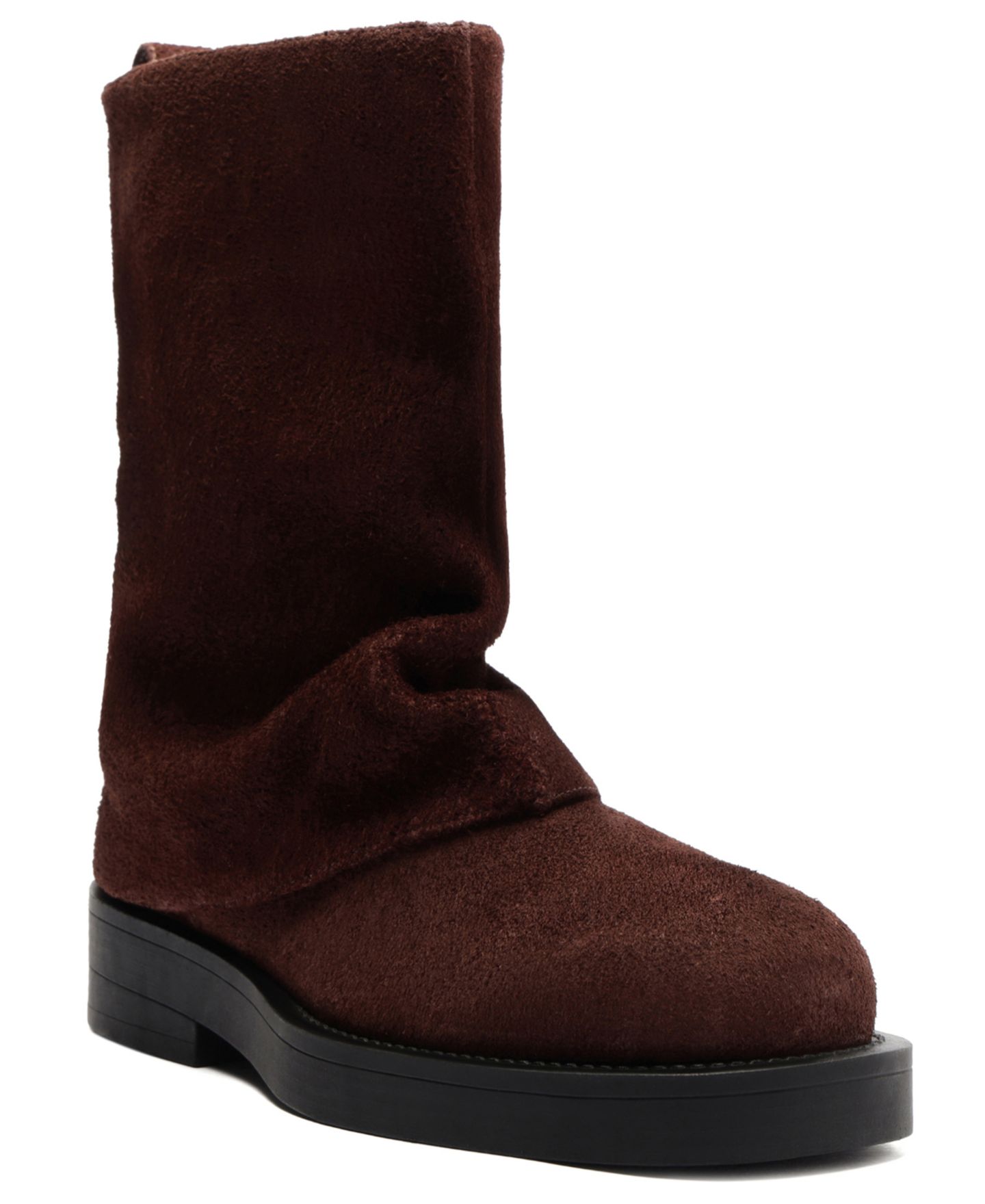 Женские ботинки Schutz Keira Slip-On Cloak Booties, цвет: Коричневый — фото 1