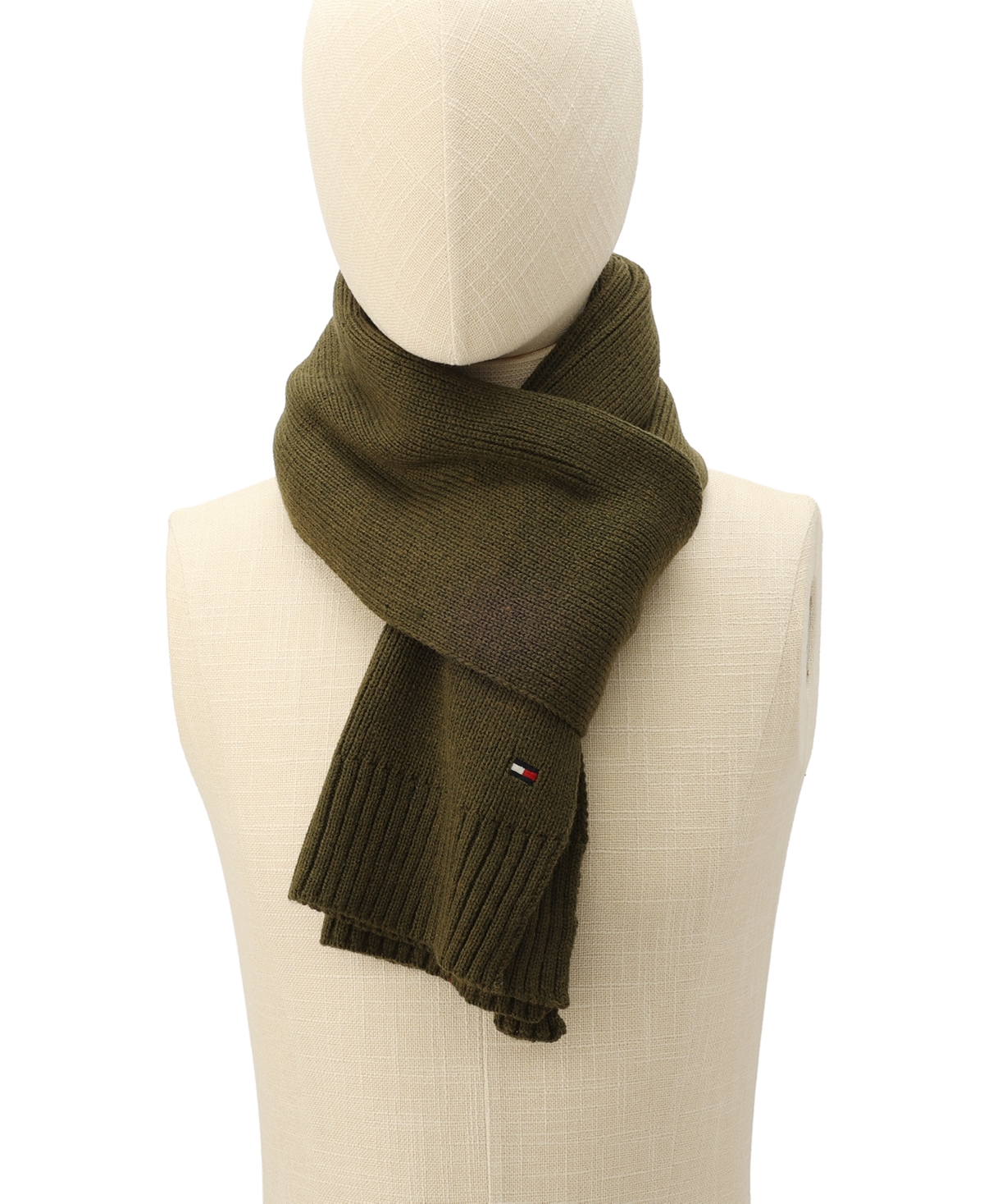 Tommy Hilfiger Men's Core Flag Rib Scarf