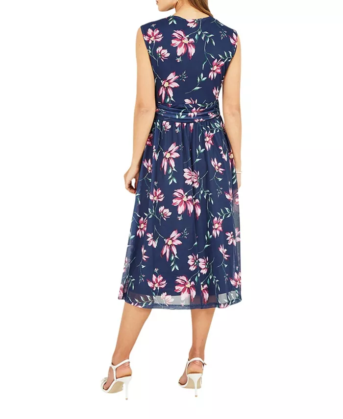 Women's Mesh Stretch Midi Dress - thumbnail 6