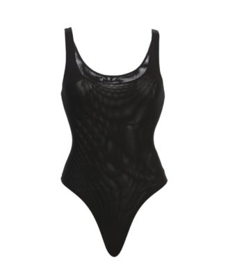 Women's Mesh Essentials Tank Bodysuit Undergarment