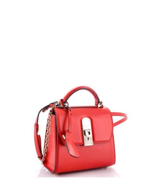 Small Boxyz Top Handle Bag Leather